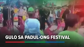 Pagtatapos ng fiesta sa Borongan City, nabulabog sa batuhan ng mga upuan