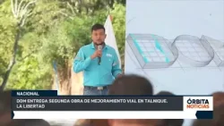 DOM entrega segunda obra de mejoramiento vial en Talnique, La Libertad