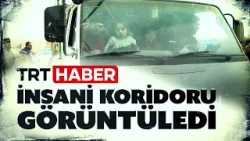 Ayn El Arab’a açılan insani yardım koridorundan sivillerin geçişi sürüyor