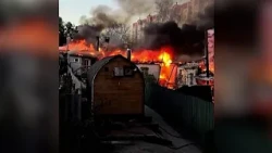 Россия: после атаки украинских дронов в Воронежской области полыхают здания