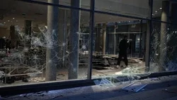 Fransa'nın Lyon kentindeki şiddetli protestolar geride yıkım bıraktı