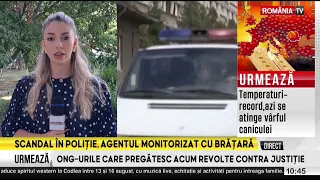 Caransebeș police officer ordered by the court to wear an electronic monitoring bracelet