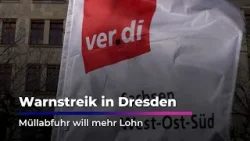 Warnstreik bei Veolia in Dresden | Sachsen Fernsehen