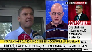A Hard Blow for Cristian Boureanu. Massive Sum Confiscated at the Request of the Ministry of Justice