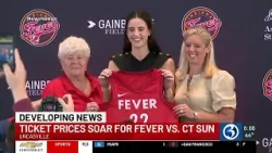 Tickets to see Caitlin Clark, Indiana Fever vs. Connecticut Sun are sky high