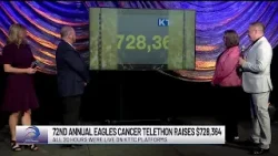 More than $728,000 collected at 72nd Annual Eagles Cancer Telethon