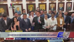 Diputados que alteren sesiones en el Congreso sufrirán descuentos salariales