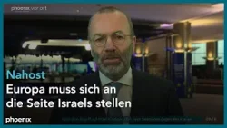 Manfred Weber zur Situation in Nahost am 17.04.24
