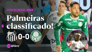 NEYMAR LESIONADO, GOLS PERDIDOS E VERDÃO NA SEMIFINAL! SANTOS 0 X 0 PALMEIRAS