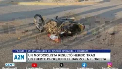 В результате серьезного ДТП в районе Ла Флореста пострадал мотоциклист.