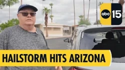 Severe Storm Leaves North Phoenix Residents Dealing With Hail Damage to Cars, Homes