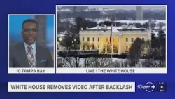 White House removes Trump's post depicting racist footage of the Obamas