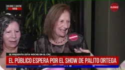 El público espera por el show de Palito Ortega en Paraná