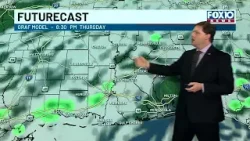 The only rain chance this week is arriving on Thursday