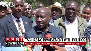 TSC denies political interference, corruption in teacher recruitment. #ebrunews