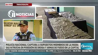 National Police arrest suspected MS-13 members in Tegucigalpa
