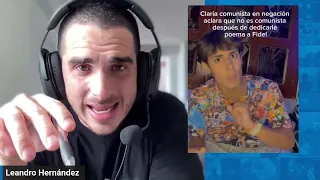 Recites poems to Fidel for his birthday, but says don't call her a communist