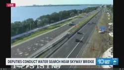 Поиски мужчины, пропавшего в воде у моста Саншайн Скайуэй, продолжаются: полиция округа Полицейск...