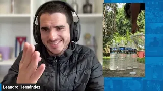 “El Necio”, muestra en sus redes cómo tiene que cargar agua en La Habana