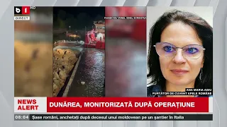 DUNĂREA, monitorizată: Ana Maria Agiu, Apele Române, cu detalii