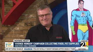 Armstrong taking donations for Avenge Hunger Month