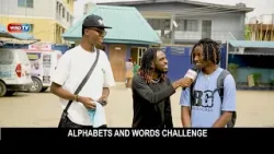 Street Challenge - Alphabets and words challenge