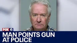 Whitefish Bay man points gun at police | FOX6 News Milwaukee