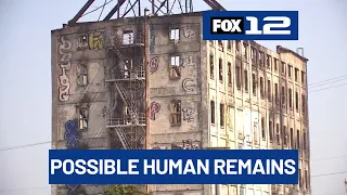 Search dogs indicate human remains in rubble of Portland’s Centennial Mills warehouse