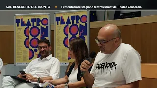 Roto TVRS San Benedetto: Presentation of the AMAT theater season at the Concordia