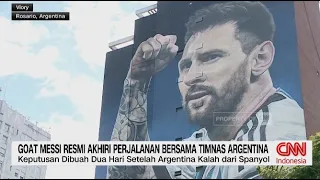 Goat Messi Resmi Akhiri Perjalanan Bersama Timnas Argentina