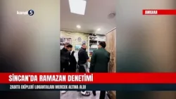 Sincan’da Ramazan Denetimi | Zabıta Ekipleri Lokantaları Mercek Altına Aldı