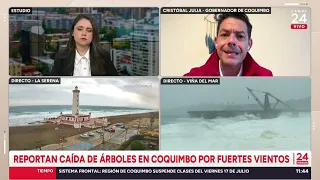 Coquimbo Region Governor urges public to "avoid disaster tourism" amidst storm system