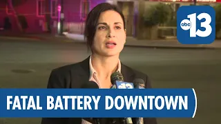 LVMPD Investigates Fatal Battery in Downtown Las Vegas
