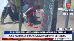 CINCO TV - CÁMARAS DEL COT CAPTARON A UNA PAREJA ROBANDO EL CELULAR A UN VECINO CON DISCAPACIDAD