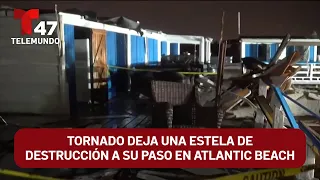 Tornado leaves a path of destruction in Atlantic Beach