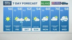 NEWS CENTER Maine Weather Video Forecast