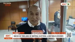 Chiclayo: más de 30 toneladas de material electoral llegó para elecciones Chiclayo: más de 30 toneladas de material electoral llegó para elecciones