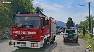 Serious accident in Asso, car hits motorcycle: 7-year-old child also injured