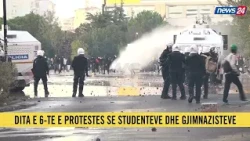 Sheshi “Skënderbej” kthehet në fushë “betejë” mes protestuesve dhe policisë