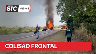Serious accident mobilizes emergency teams on BR-364, between Ariquemes and Jaru