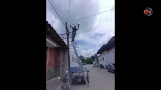 Benito Juárez Government improves public lighting in neighborhoods and communities