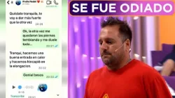 "SE SEPARAN POR TU CULPA": COBELLI SE FUE DEL ESTUDIO AL VER LOS CHATS QUE CONSIGUIÓ VERÓN