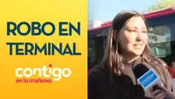 "¡ME ROBARON TODO!": El desesperado llamado de joven argentina en terminal - Contigo en la Mañana