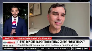 Flávio Bolsonaro diz que já prestou contas sobre o filme ‘Dark Horse’