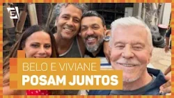 AMIGOS! Belo e Viviane Araújo posam juntos em foto | #HoraDaFofoca | 06/02/2026