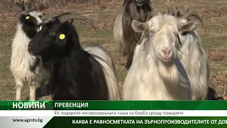 ЕК подкрепя контролираната паша за борба срещу пожарите