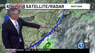 Technical Discussion: Mugginess remains today, slight chance for a shower