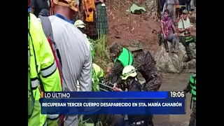 Third body reported missing in Alta Verapaz located and recovered