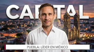 Why did Puebla become the capital for major conventions in Mexico?