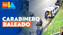 Carabinero recibe impacto de bala en su cabeza mientras hacía fiscalización l Canal 13